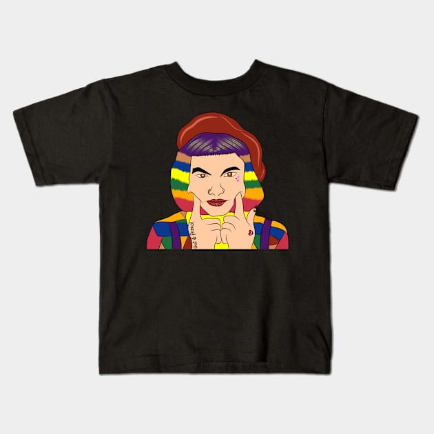 Out and proud-Lgbtq Kids T-Shirt by Indiestyle